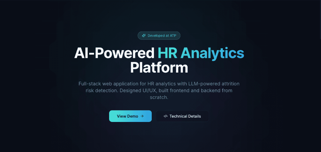 AI-Powered HR Analytics Platform
